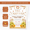fall autumn friendsgiving pumpkin patch printable invitation template